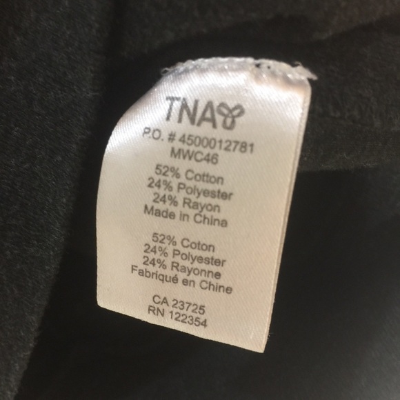 TNA simple minimalist dark grey sweater - Picture 6 of 7